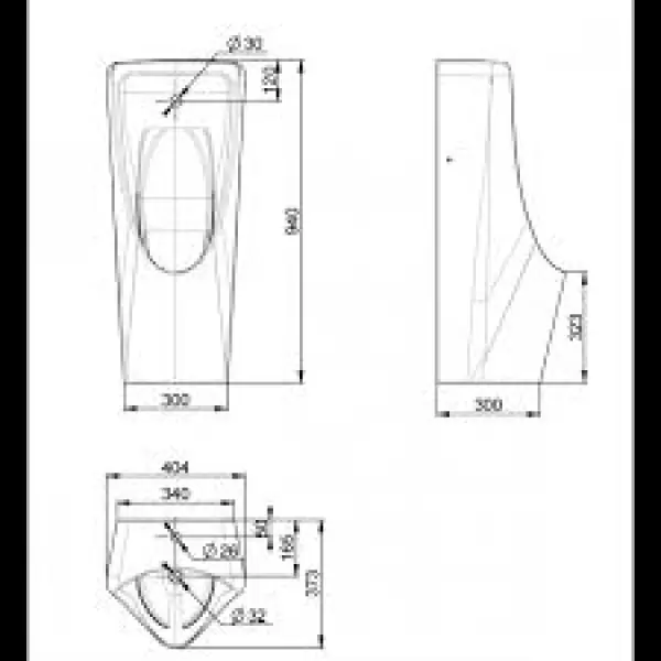 Bồn tiểu nam đặt sàn American Standard WP-6605
