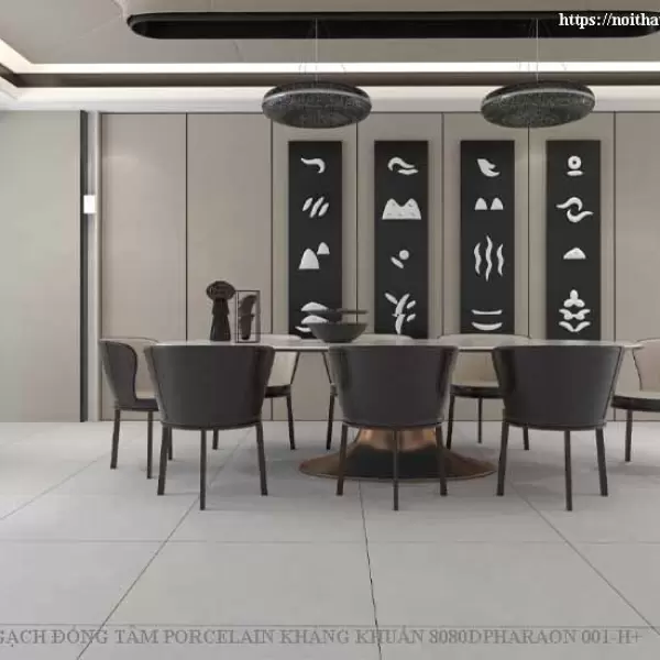 Gạch Đồng Tâm 8080PHARAON001-H+ Porcelain Kháng Khuẩn