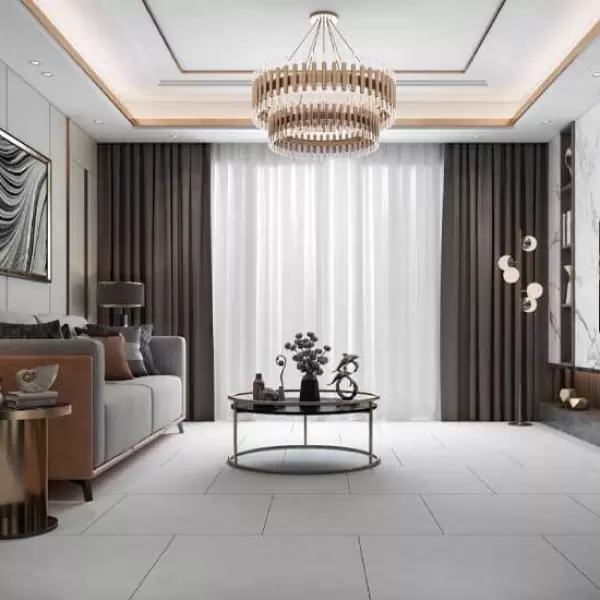 Gạch Lát Nền Đồng Tâm 60x60 PHARAON010-H+ Porcelain Kháng Khuẩn