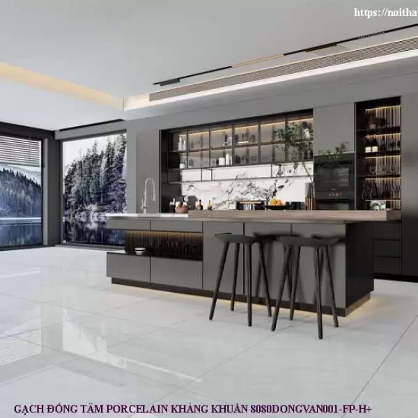 Gạch Đồng Tâm 80x80 DONG VAN 001-FP-H+ Porcelain Kháng Khuẩn