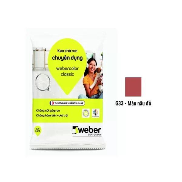 Keo chà ron Weber Color Classic G33 – Màu măng cụt
