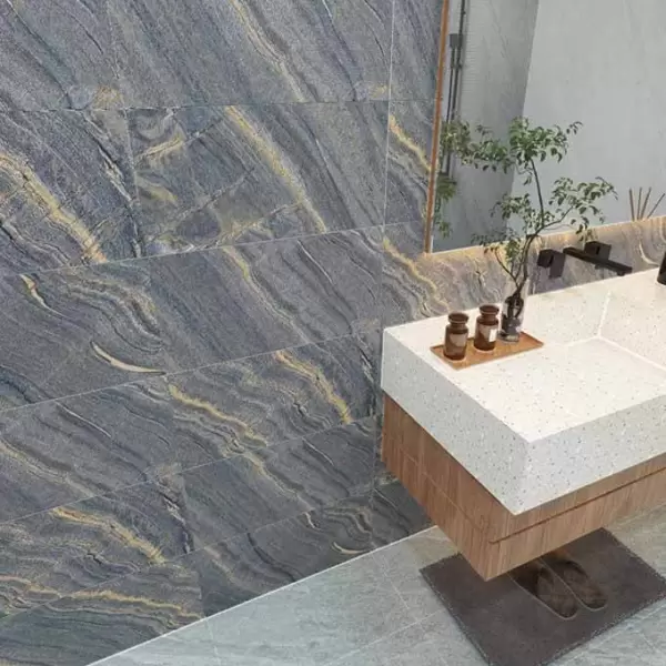 Gạch 30x60 Vân Đá Đồng Tâm THACHDONG005-H+ Porcelain Kháng Khuẩn