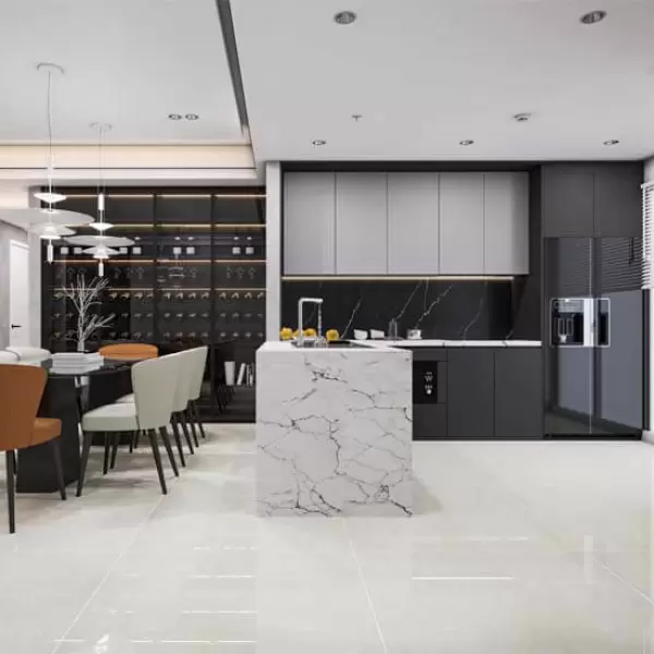 Gạch Lát Nền Đồng Tâm 6060MARMOL005 2 Da Porcelain