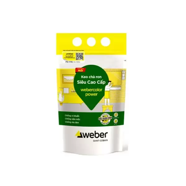 Keo chà ron Weber Color power po111s siêu trắng