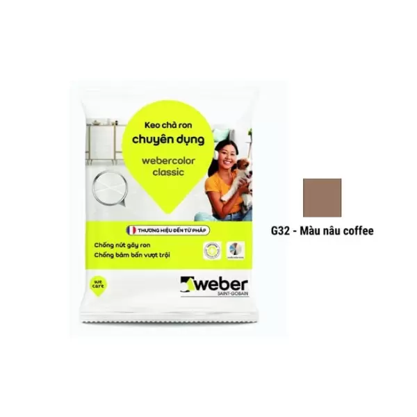 Keo chà ron Weber Color Classic G32