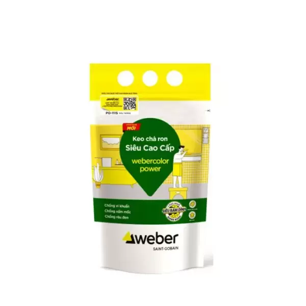 Keo chà ron Weber Color power po111s siêu trắng