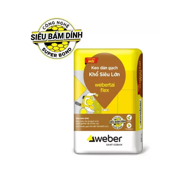 Keo ốp lát Weber Tai Flex màu xám 