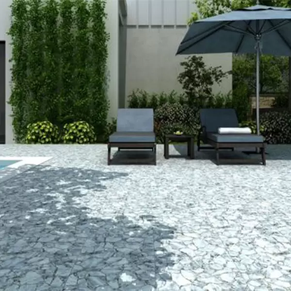 Gạch Giả Đá Lát Sân Đồng Tâm 4040LYSON001 Porcelain Sân Vườn