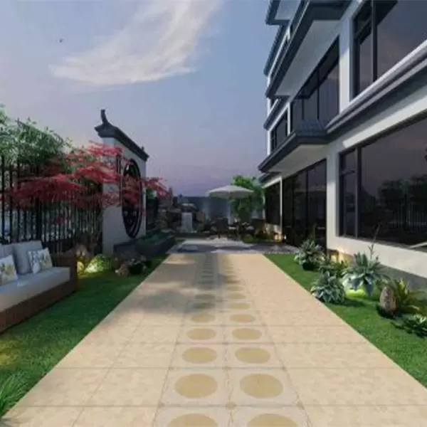 Gạch Lát Sân Vườn 40x40 Đồng Tâm 4040SUN001 Porcelain Sân Vườn