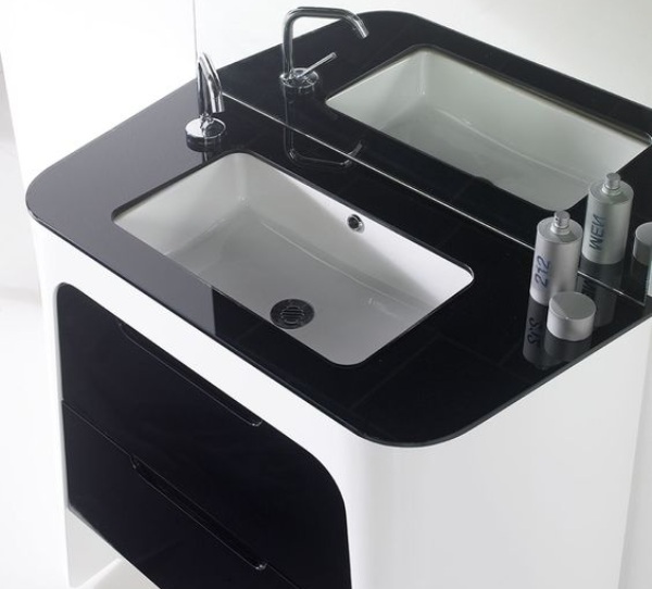 Không gian nhà tắm đẹp mắt với Lavabo âm bàn