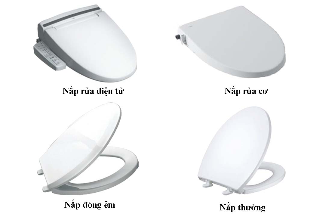 Các loại nắp bồn cầu 2 Khối Inax