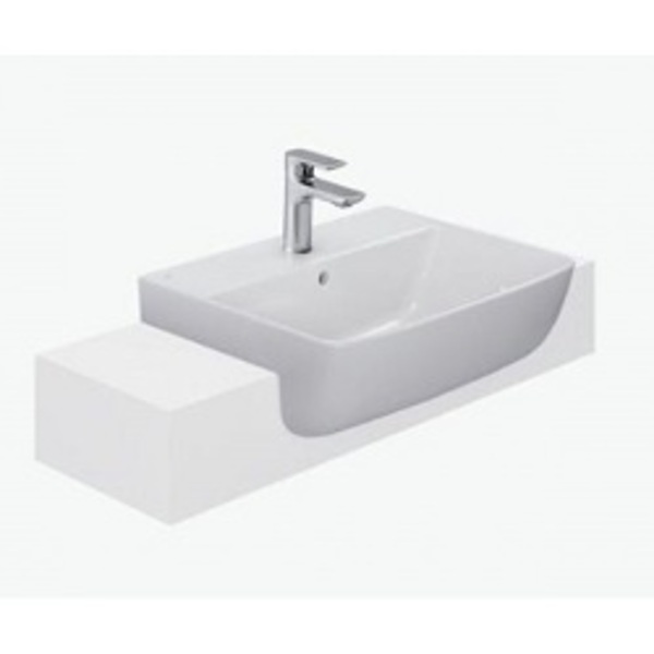 Chậu Rửa Mặt Lavabo Bán Âm Bàn Inax AL-345V