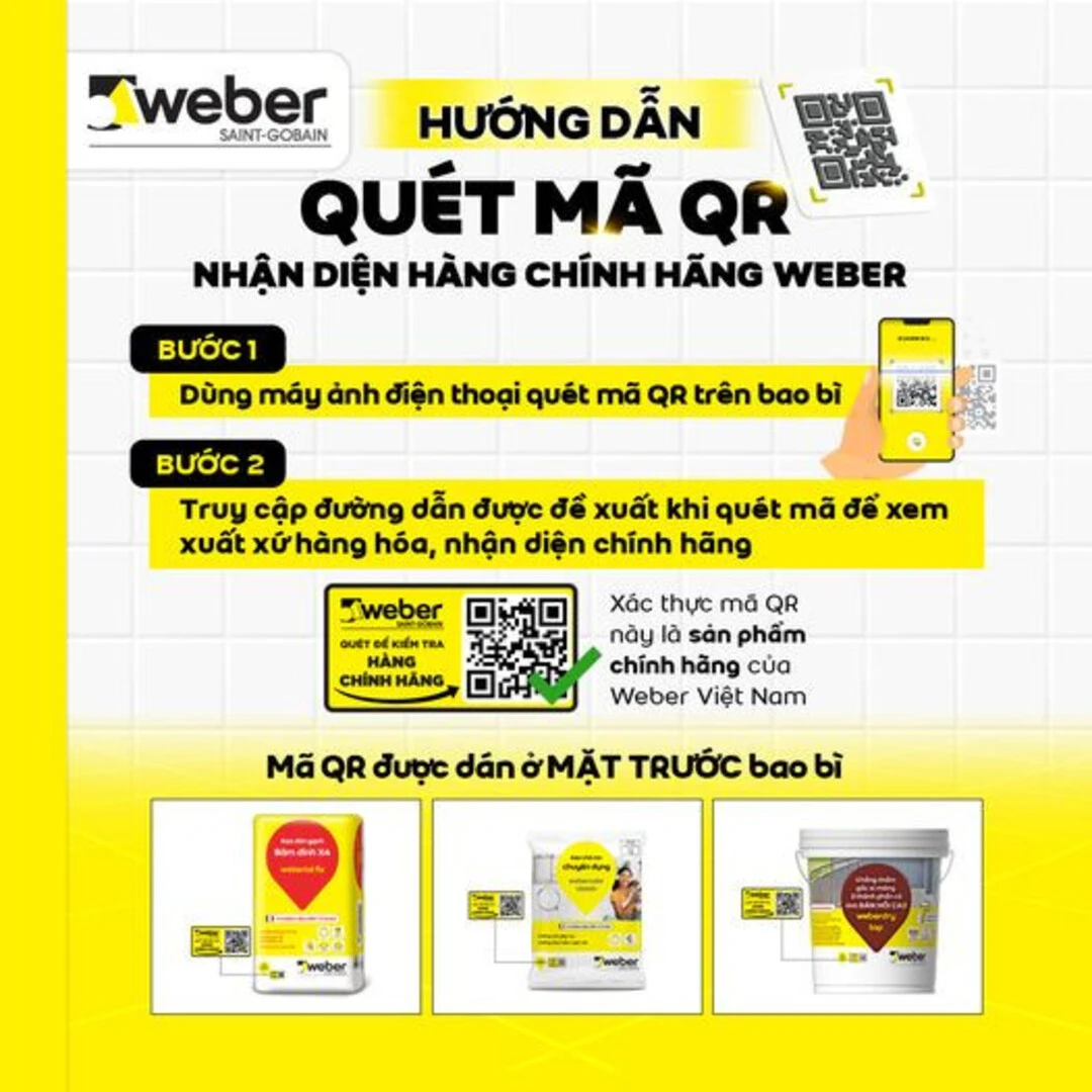 Keo chà ron Weber Color Classic G08S màu kem