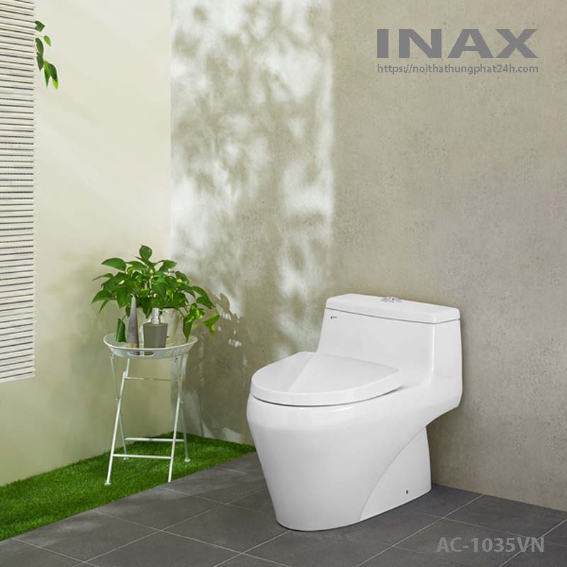 Không gian mẫu bồn cầu Inax 1 khối AC-1035VN