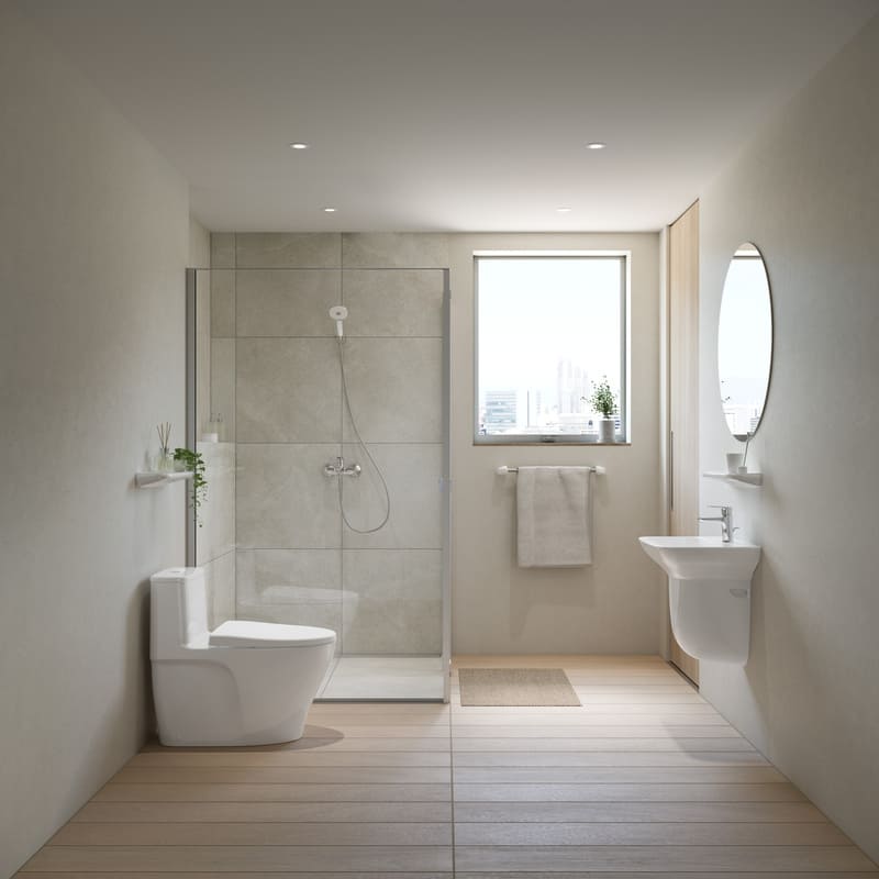 bồn cầu 1 khối inax