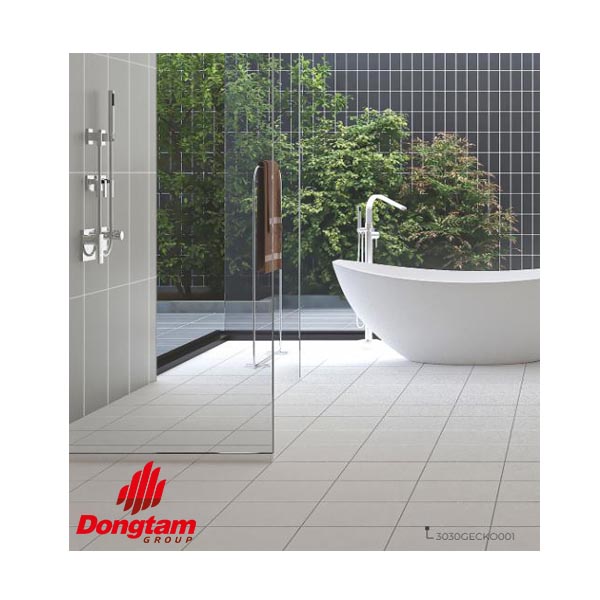 Gạch Đồng Tâm 30x30 sử dụng nhiều cho lát nền nhà tắm, nhà bếp, nhà vệ sinh hoặc các khu vực nhỏ như sân sau, hành lang.