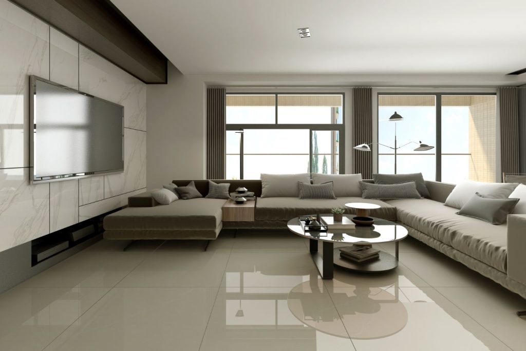 Gạch Đồng Tâm 80x80 FANSIPAN 007-FP-H+ với Bề mặt mài bóng hiện đại, nâng tầm thẩm mỹ không gian