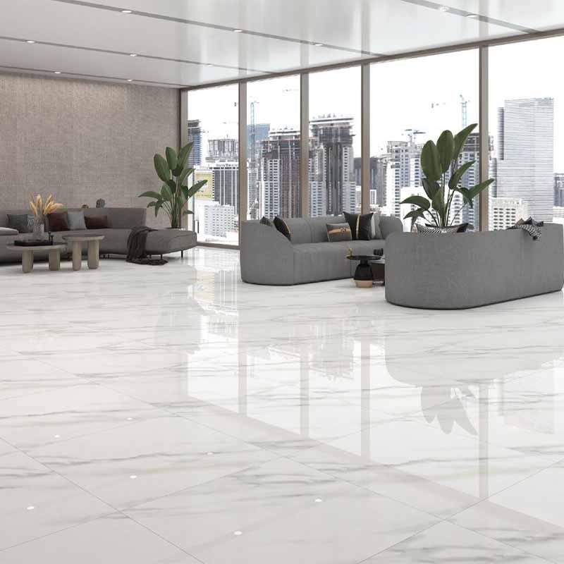 Gạch lát nền 80x80 Đồng Tâm CARARAS 002-FP-H+ có ưu điểm vượt trội hơn so với các loại gạch thông thường