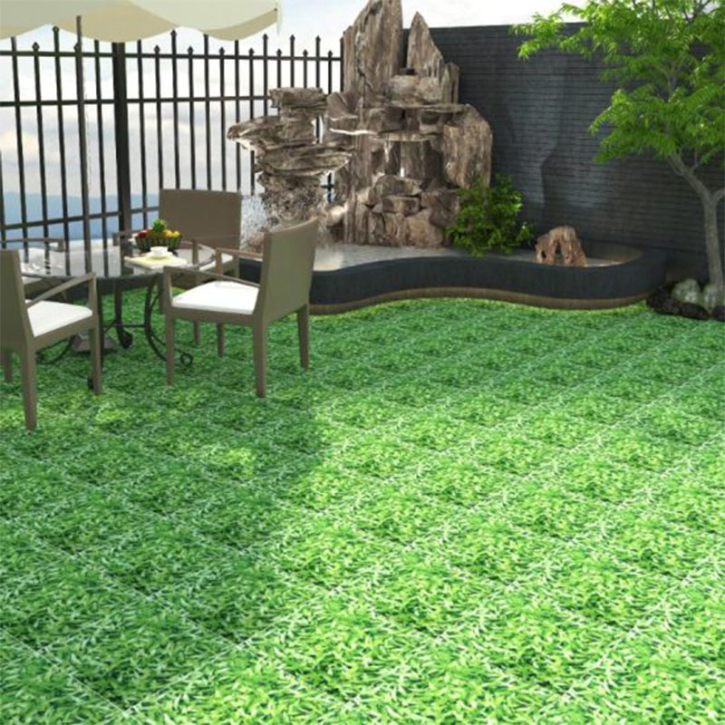 Cận cảnh gạch cỏ lát sân 40X40 Đồng Tâm CLG001 Porcelain