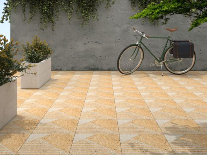 Cận cảnh đá lát sân vườn Đồng Tâm 4040LYSON008 Porcelain