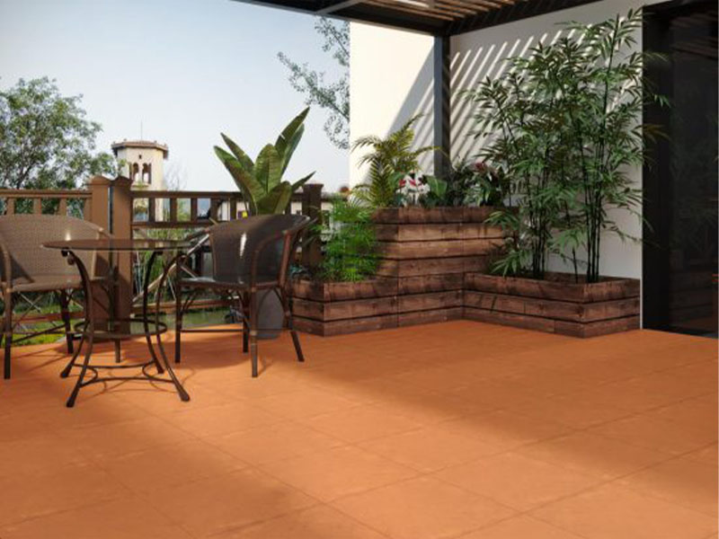 Toàn cảnh gạch đá lát sân Đồng Tâm 4040COTTOLA Porcelain
