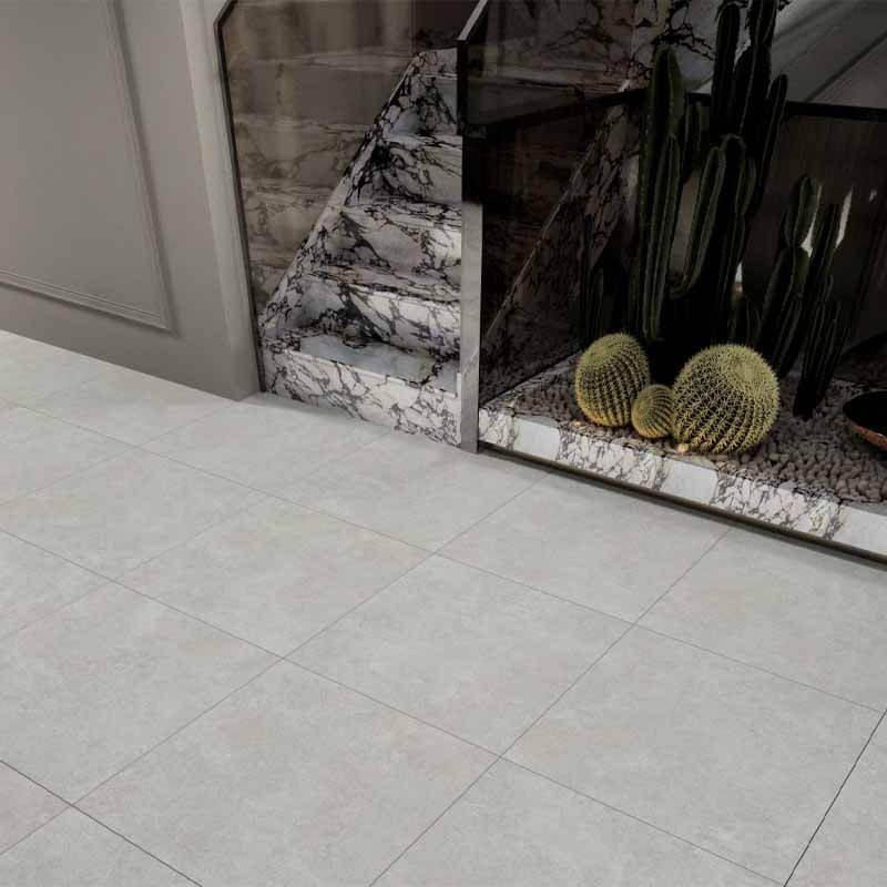 Gạch Đồng Tâm 6060PHARAON002-H+ sở hữu chất liệu Porcelain cao cấp, mặt men mờ kháng khuẩn vượt trội, hoa văn vân đá xám tự nhiên, tạo nên không gian sống đẳng cấp