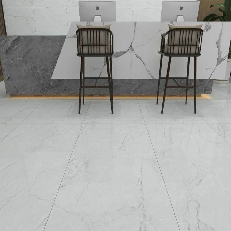 Gạch Đồng Tâm 6060TRANGAN006-FP với cấu trúc xương gạch chắc chắn, có khả năng chịu tải trọng cao, không cong vênh, chống ẩm mốc