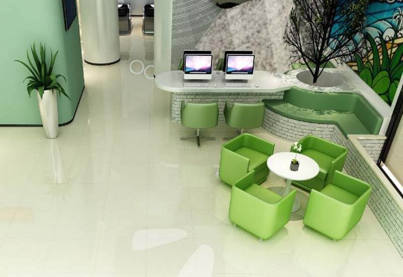 ​​​​​​​Gạch Đồng Tâm 60x60 HAIVAN003-FP xương gạch Porcelain độ cứng cao, khả năng chịu lực và chống thấm hút nước tốt