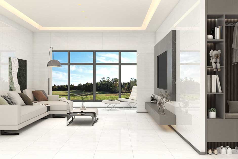 Gạch 30x60 Đồng Tâm 3060CLOUD002 - Tông màu xám là lựa chọn thời thượng trong xu hướng thiết kế hiện đại