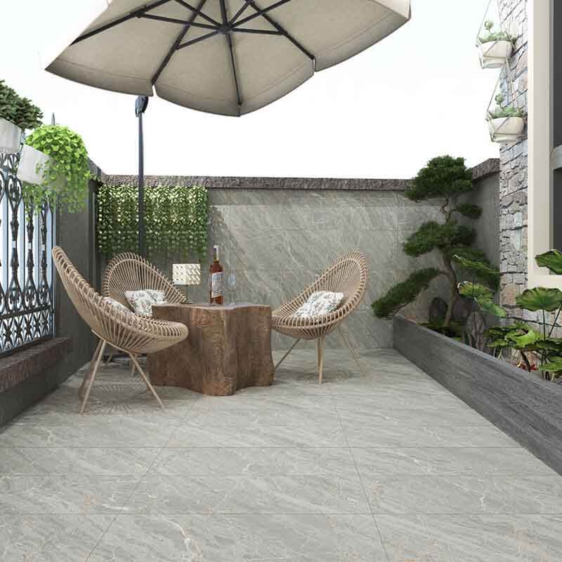 Đá lát sân vườn 30x60 Đồng Tâm HOANGLIENSON004 màu xám đậm, công nghệ phủ men mờ chống trượt tiên tiến