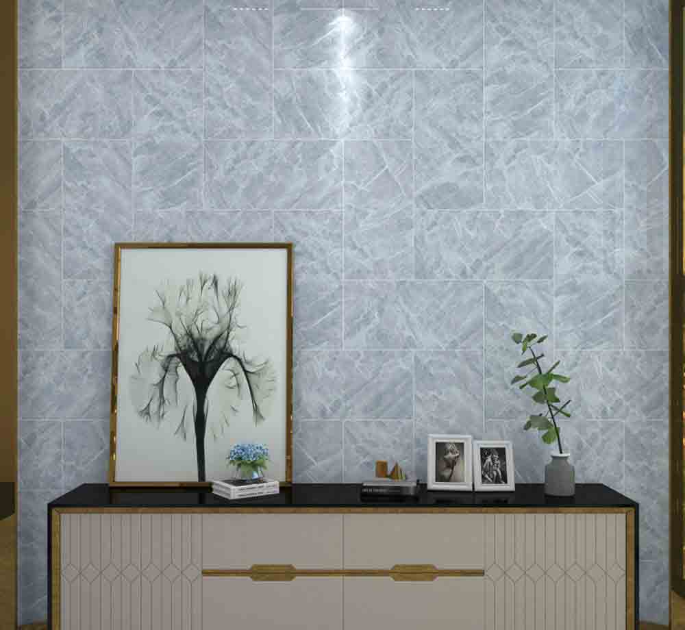 Gạch ốp tường 30x60 Đồng Tâm CLOUD004 với bề mặt men bóng, màu sắc xám trung tính và vân đá sang trọng được thiết kế tinh xảo