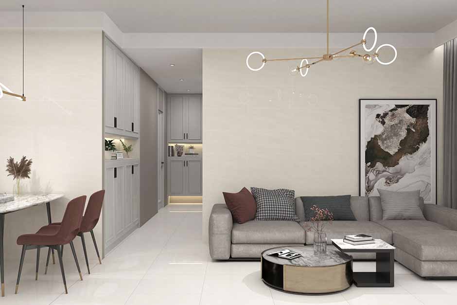 Gạch Đồng Tâm 30x60 CLOUD009 Ceramic với kích thước tiêu chuẩn phù hợp ốp tường cho mọi không gian