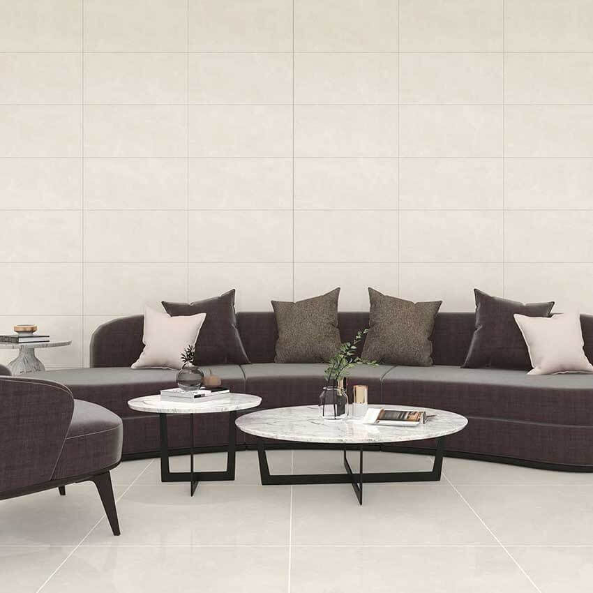 Gạch men ốp tường 30x60 Đồng Tâm ROXY005 men bóng, tông màu kem trang nhã và họa tiết vân đá tự nhiên