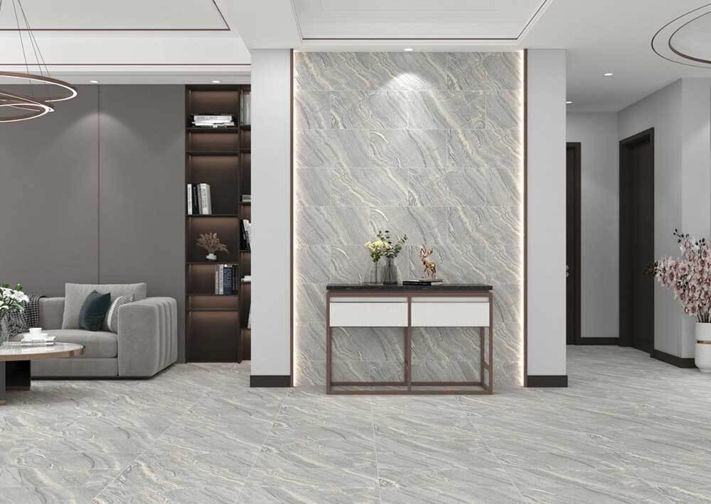 ​​​​​​​Gạch 30x60 Đồng Tâm THACHDONG001-H+ vân đá tự nhiên, màu sắc hài hòa, tính năng kháng khuẩn vượt trội