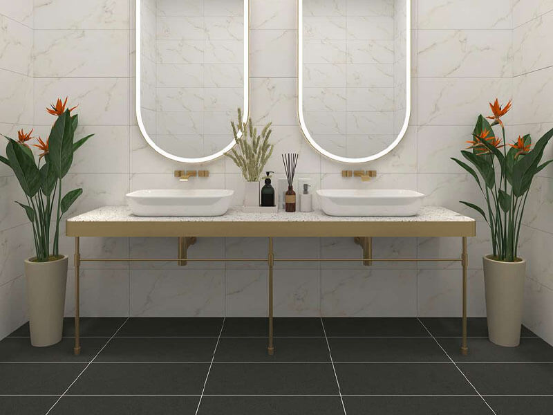 Gạch dán tường 30x60 Đồng Tâm VAMCOTAY001 sở hữu hoa văn vân đá tự nhiên, mang đến vẻ đẹp sang trọng