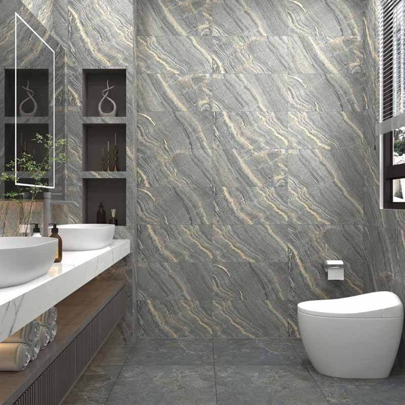 Gạch Đồng Tâm 30x60 THACHDONG002-H+ chất liệu đá porcelain có độ cứng cao, khả năng chống trầy xước tốt và dễ dàng vệ sinh