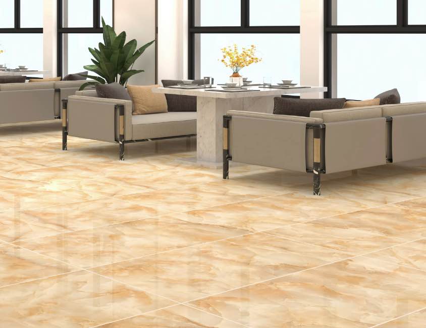 Gạch Đồng Tâm 60x120 cao cấp lát nền phòng khách, sảnh hiện đại sang trọng