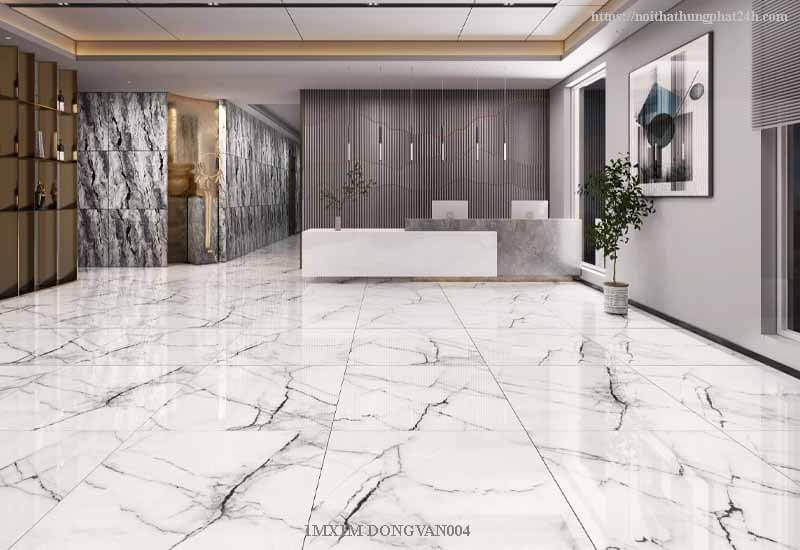 Gạch Đồng Tâm 1000x1000 DONGVAN004-FP-H+ là lựa chọn lý tưởng nhờ thương hiệu uy tín, chất lượng vượt trội, tính năng kháng khuẩn và thiết kế vân đá sang trọng, hiện đại.