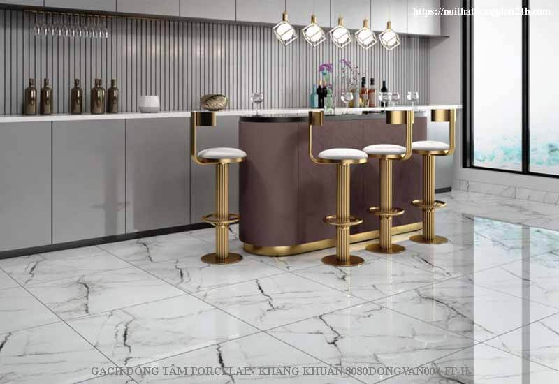Không gian hoàn hảo của mẫu gạch Đồng Tâm 8080DONGVAN004-FP-H+ Porcelain