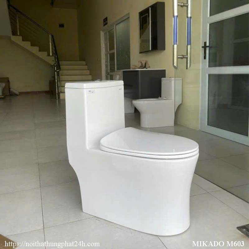 Mẫu bồn cầu 1 khối Mikado M603