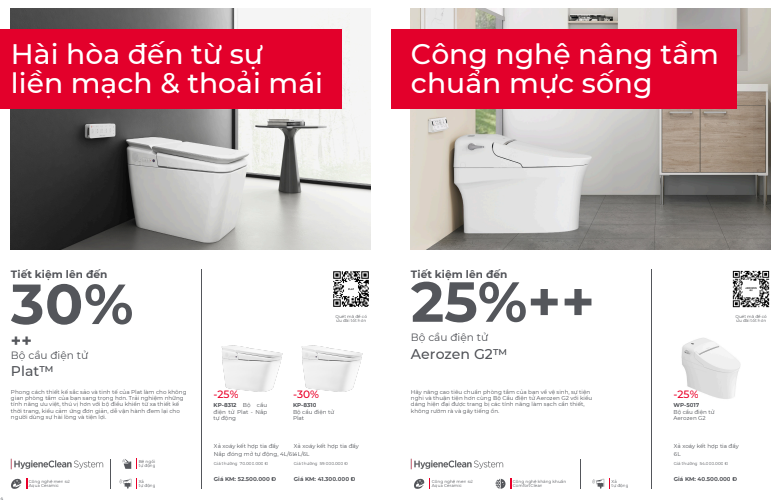 catalog bồn cầu american standard 2025
