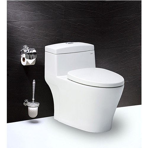 Bồn cầu 1 khối Caesar thường có thiết kế tối giản, dễ dàng vệ sinh
