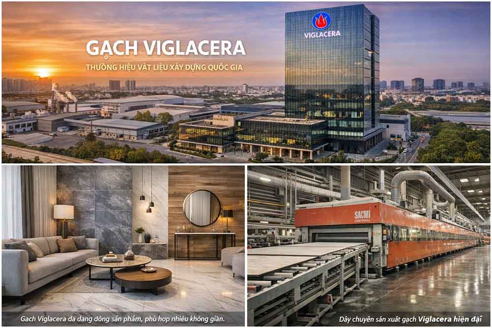 Thương hiệu gạch ốp lát Viglacera Việt Nam
