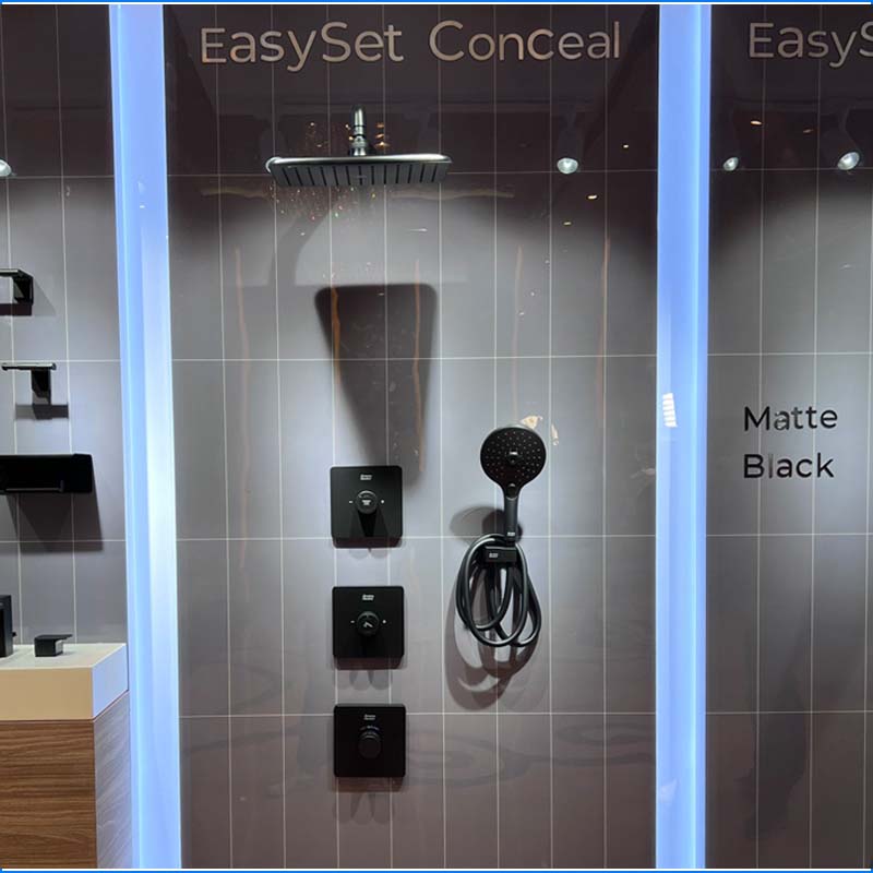 Ảnh thực tế bộ sen âm tường American standard chính hãng