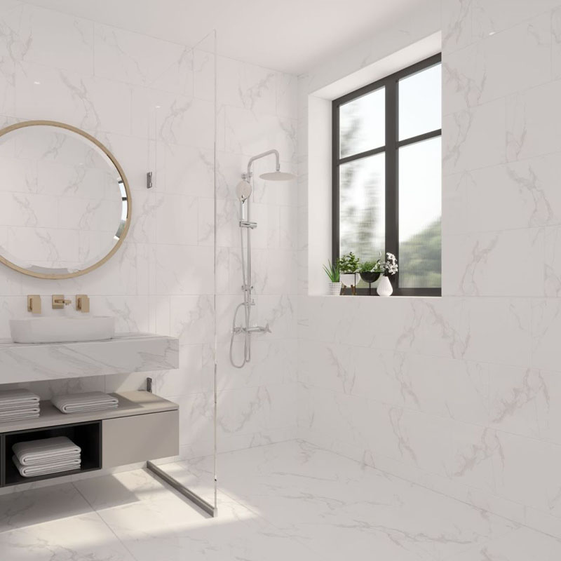 Phối cảnh gạch Ốp Tường Thạch Bàn PGB48-0225