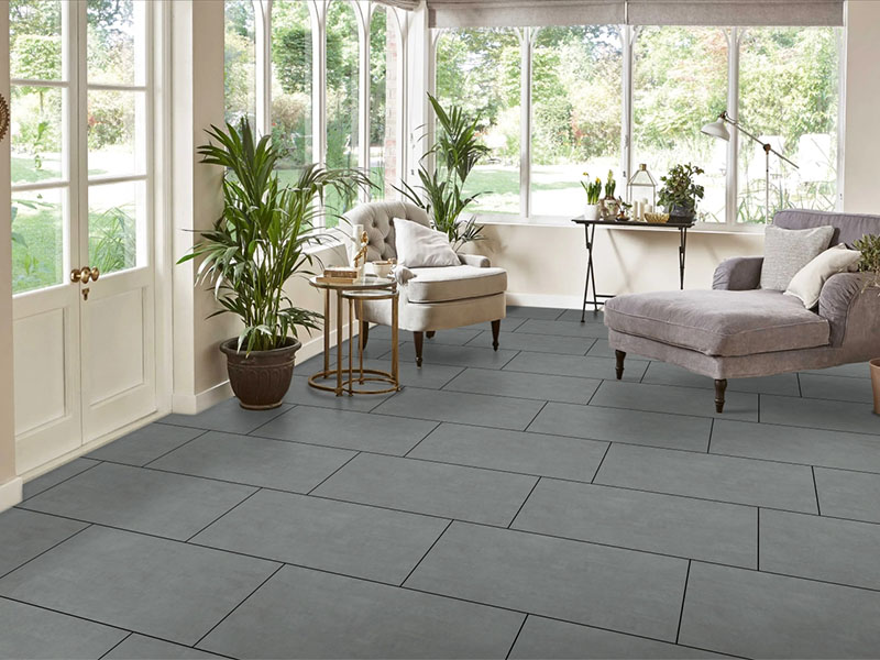 Phối cảnh gạch ốp tường Granite Thạch Bàn 40x80 PGM48-0335