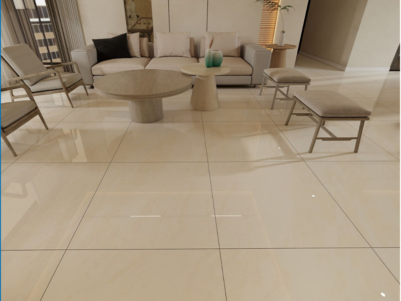 Phối cảnh gạch lát nền Viglacera 80x80