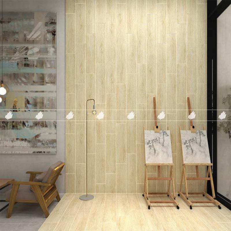 Cận cảnh gạch vân gỗ Đồng Tâm 2080WOOD007