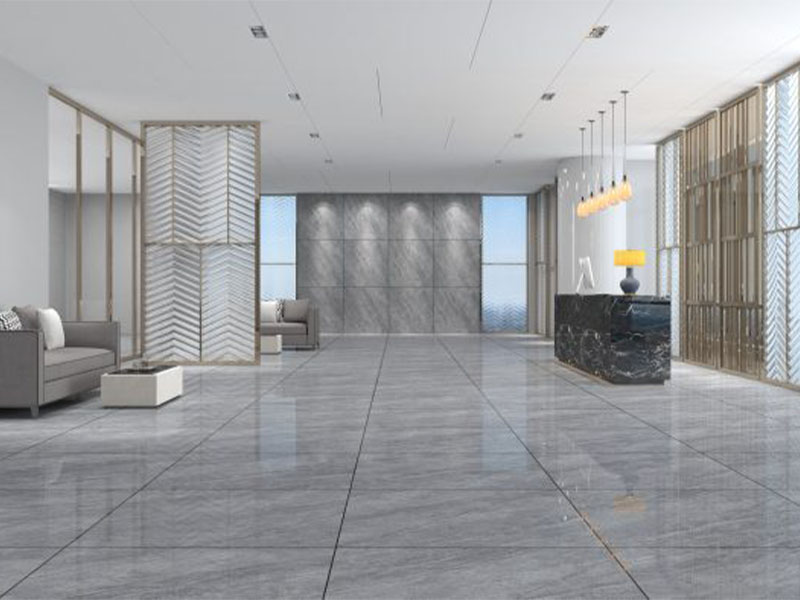 Phối cảnh gạch lát nền Đồng Tâm 100STONE001-FP-H+