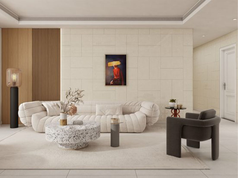 Phối cảnh gạch ốp lát 30x60 Đồng Tâm 3060CLOUD012